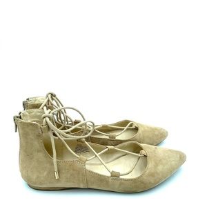 Nine West Suede Tie-up Sandals